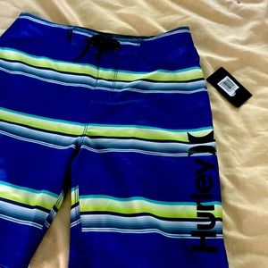 Hurley mens trunks with tags.smoke free home. 30 inch waist, 20 inch length